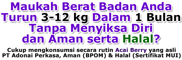 acai berry adonai asli